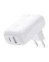 Belkin Dual-port wall charger, 42W | WCB009vfWH