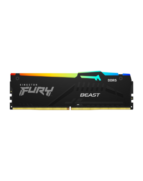 Kingston KF556C36BBEAK2-128 64GBx2pcs 5600MT/s DDR5 CL36 DIMM FURY Beast RGB BLK K2 | Kingston