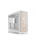 Fractal Design Meshify 3 XL | White RGB TG Clear Tint | Mid-Tower | Power supply included No | ATX