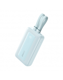 Anker Power Bank with Built-In USB-C and + Lighting Cable | A1680031 | 10000 mAh | 30W Output | Blue