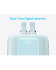 Anker Power Bank with Built-In USB-C and + Lighting Cable | A1680031 | 10000 mAh | 30W Output | Blue