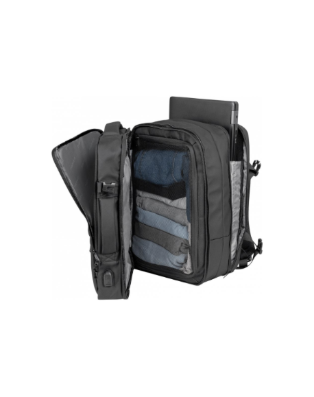 Natec Laptop Backpack Camel Pro 17.3, Black