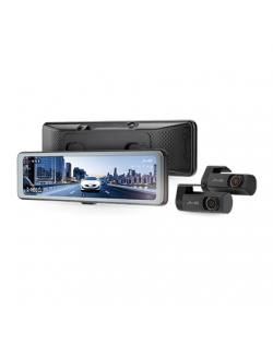 Mio MiVue R860WD, Dash Cam | GPS | Wi-Fi | Front and rear cams synchronized for recording with an unobstructed view 11.26" IPS a
