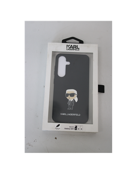 SALE OUT. Karl Lagerfeld KLHCS24SSMHKNPK S24 S921black Silicone Ikonik Metal Pin DIRTY PACKAGING | Karl Lagerfeld DIRTY PACKAGIN
