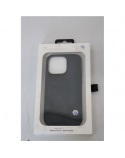 SALE OUT. BMW BMHCP14L22RBDK case iPhone 14 Pro 6.1" black/black hardcase Leather Blue Dots DIRTY PACKAGING | BMW DIRTY PACKAGING