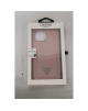 SALE OUT. Guess GUHCP13XPSATPP iPhone 13 Pro Max 6,7" różowy/pink hardcase SaffianoTriangle Logo Cardslot DIRTY PACKAGING | GUES