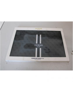 SALE OUT. Guess Sleeve GUCS16P4RPSK 16"black 4G Printed Stripes | GUESS DIRTY PACKAGING