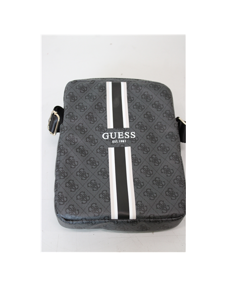 SALE OUT. Guess Bag GUTB10P4RPSK 10"black 4G Stripes Tablet Bag | GUESS GUTB10P4RPSK | Tablet Bag | DIRTY PACKAGING