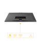 AOC 24B3QA2 | 24 " | IPS | FHD | 16:9 | 120 Hz | 1 ms | 1920 x 1080 pixels | 300 cd/m² | HDMI ports quantity 1 | Black