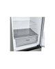 LG GBV21L0EPY Refrigerator, E, Free-standing, Combi, Height 1.86 m, Net fridge 234 L, Net freezer 110 L, Silver