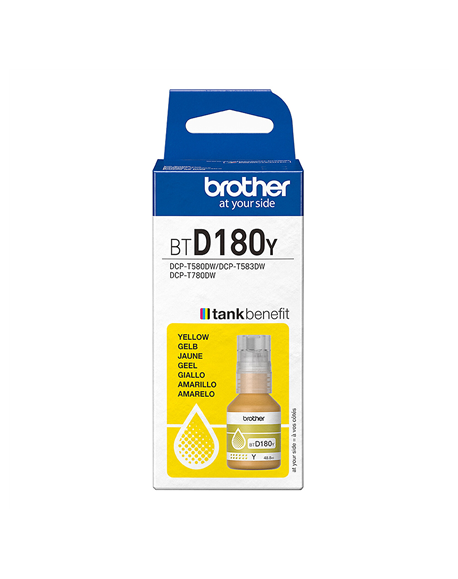 Brother BTD180Y | Ink refill | Yellow