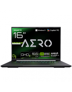 Gigabyte AERO X16 1VH-93EEC94AH | 16 " | IPS | QHD+ | 165 Hz | AMD Ryzen Al 7 | 350 | 16 GB | DDR5 | Solid-state drive capacity 