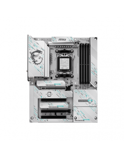 MSI B850 GAMING PLUS WIFI PZ | Processor family AMD B850 | Processor socket AM5 | DDR5 | Supported hard disk drive interfaces SA