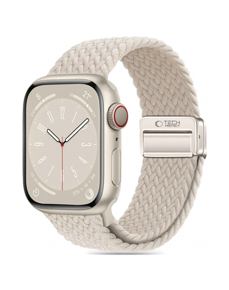 Tech-Protect | Natural Titanium Watch Strap for Apple Watch 6/7/8/9/10/SE (40/41/42 mm)