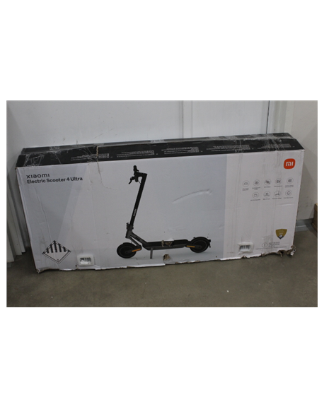 SALE OUT. Xiaomi Electric Scooter 4 Ultra EU | Xiaomi Electric Scooter 4 Ultra EU | 500 W | 25 km/h | 10 " | 3 month(s) | DAMAGE