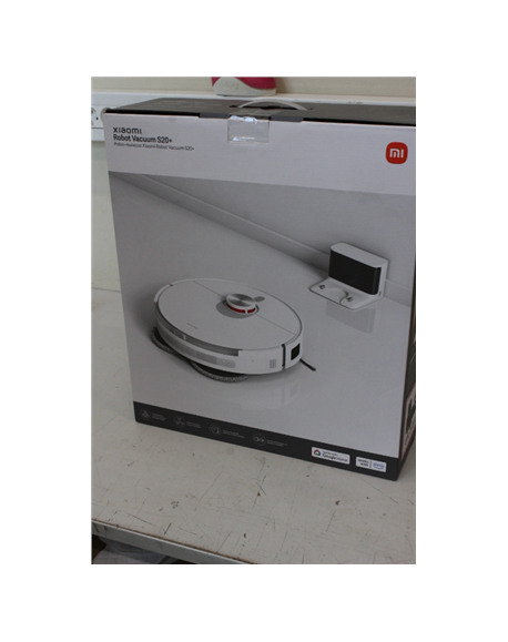 SALE OUT. Xiaomi Robot Vacuum S20+ (White) EU | Xiaomi Robot Vacuum (EU) | Wet&Dry | Operating time (max) 170 min | 5200 mAh | D