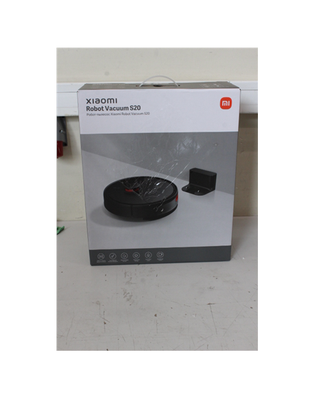 SALE OUT. Xiaomi Robot Vacuum S20 (Black) EU | Xiaomi Robot Vacuum (EU) | S20 | Wet&Dry | 2900 mAh | Dust capacity 0.4 L | 5000 