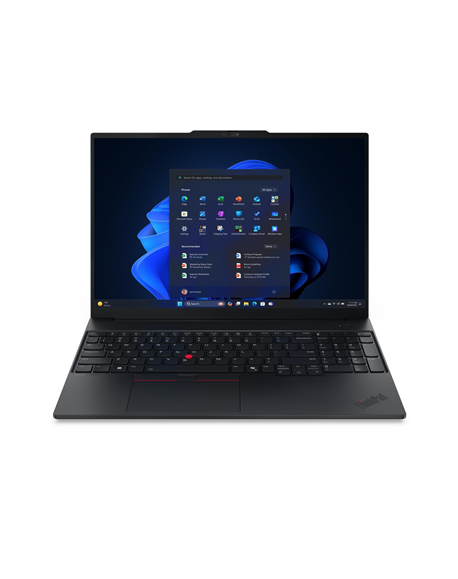 Lenovo ThinkPad E16 G3 | Black | 16 " | IPS | WUXGA | 1920 x 1200 pixels | Anti-glare | Intel Core Ultra 5 | 225U | 16 GB | SO-D