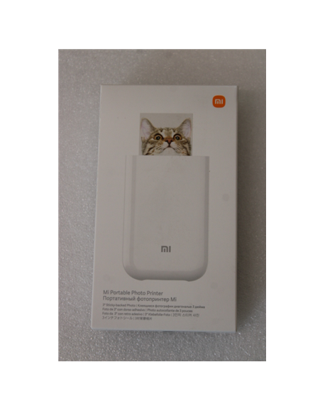 Xiaomi Mi Portable Photo Printer | Colour | ZINK Zero-Ink | Photo Printer | White | USED, WITHOUT ORIGINAL PACKAGING, MISSING PH