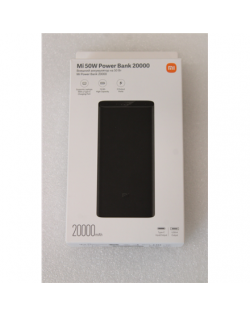 SALE OUT. Xiaomi Mi 50W Power Bank 20000 | Xiaomi Power Bank | 20000 mAh | USB-C, USB A | Black | DEMO