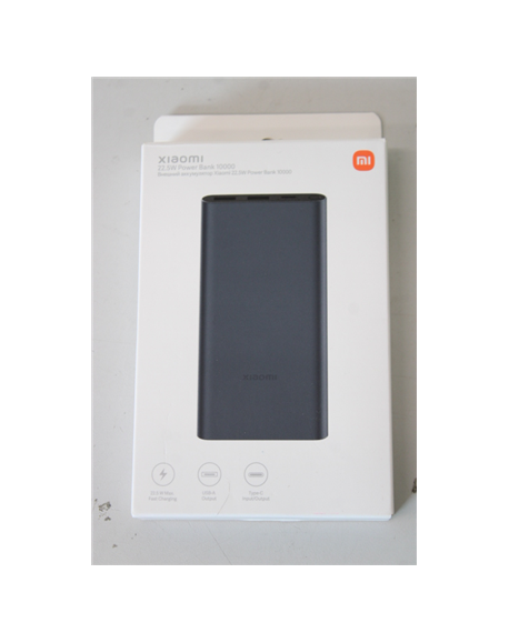 SALE OUT. Xiaomi 22.5W Power Bank 10000 | Xiaomi Power Bank | 10000 mAh | 1 x USB-C, 2 x USB A | Blue | USED