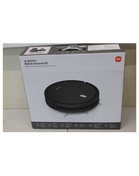 SALE OUT. Xiaomi Robot Vacuum E5 (Black) EU | Xiaomi DEMO