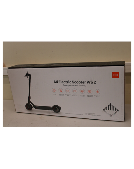 SALE OUT. Xiaomi Mi Electric Scooter Pro 2 (Black) | Xiaomi Mi Electric Scooter Pro 2 | 600 W | 25 km/h | 3 month(s) | Black | U