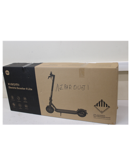 SALE OUT. Xiaomi Electric Scooter 4 Lite EU | Xiaomi Electric Scooter 4 Lite EU | 300 W | 25 km/h | 8.5 " | 3 month(s) | Black |