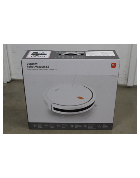 SALE OUT. Xiaomi Robot Vacuum E5 (White) EU | Xiaomi Robot Vacuum (EU) | E5 | Wet&Dry | 2600 mAh | Dust capacity 0.4 L | 2000 Pa