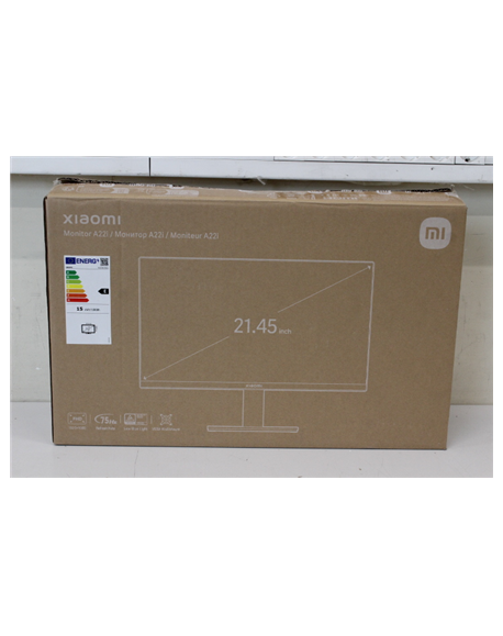 SALE OUT. Xiaomi Monitor A22i 22" 1920x1080/21:9/250 nits/HDMI/Black/ | Xiaomi Monitor | A22i | 22 " | VA | 16:9 | 75 Hz | 1 ms 