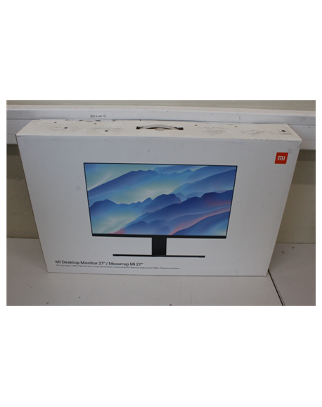 SALE OUT. Xiaomi Mi Desktop Monitor 27" EU, 1920×1080/16:9/6ms/VGA, HDM/Audio/DC/Black | Xiaomi Desktop Monitor | Mi | 27 " | IP