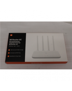 SALE OUT. Xiaomi Mi Router 4C | Xiaomi Mi Router 4C | 802.11n | 300 Mbit/s | Ethernet LAN (RJ-45) ports 3 | Antenna type 4 Exter