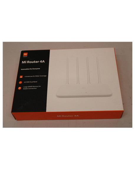 SALE OUT. Xiaomi Mi Router 4A | Xiaomi Mi Router 4A | 802.11ac | 300 Mbit/s | Ethernet LAN (RJ-45) ports 3 | MU-MiMO Yes | Anten