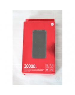 SALE OUT. Redmi 20000mAh 18W Fast Charge Power Bank | Xiaomi Redmi Fast Charge Power Bank | 20000 mAh | Black | USED, MISSING US