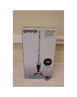 SALE OUT. Gorenje SVC180FW Vacuum cleaner, Handstick 2in1, Operating time 50 min, Dust container 0.6 L, Charging time 6 h, White