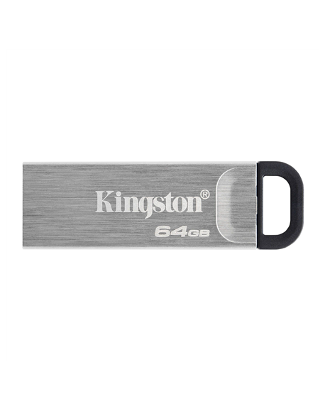 Kingston USB Flash Drive DataTraveler Kyson 64 GB, USB 3.2 Gen 1, Black/Grey