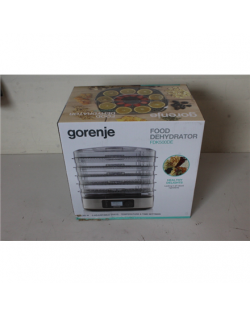 SALE OUT. Gorenje FDK500DE Food Dryer, 380W, 5 drying plates, Stainless steel | Gorenje Food Dryer | FDK500DE | Power 380 W | Nu