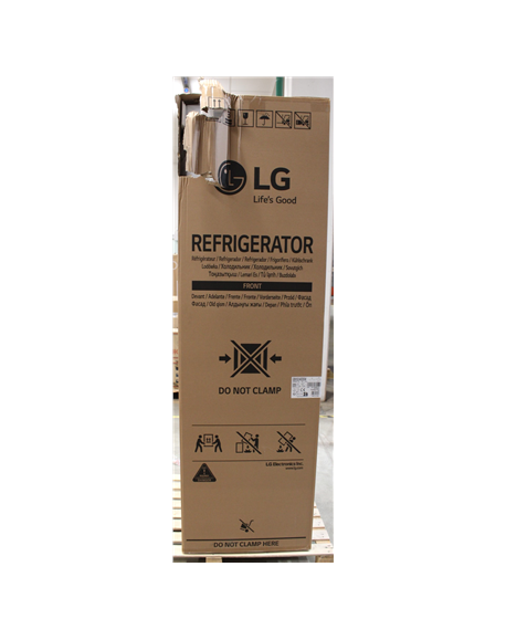 SALE OUT. LG GBV5240DSW Refrigerator, Free-standing, Bottom freezer, D, Height 2,03 m, Net fridge 277 L, Net freezer 110 L, Whit