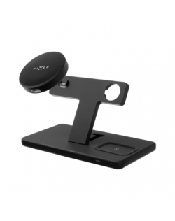 Fixed | MagPowerstation 3-in-1 wireless charging stand with MagSafe mount support | FIXMPOS-BK