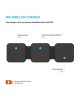 Fixed | Wireless Foldable Charger 3in1 Flex for Samsung | FIXFLE-SA-BK