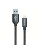 ColorWay Data Cable Apple Lightning Charging cable, Fast and safe charging Stable data transmission, Black, 1 m