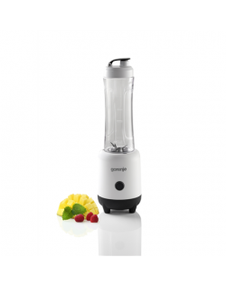 Gorenje Blender BSM600LBW Personal, 300 W, Jar material Plastic, Jar capacity 0.6 L, Ice crushing, White