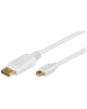 Goobay Mini DisplayPort adapter cable 1.2 52858 1 m, Gold-Plated connectors