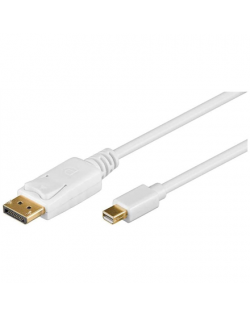 Goobay Mini DisplayPort adapter cable 1.2 52858 1 m, Gold-Plated connectors