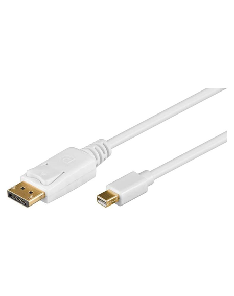 Goobay Mini DisplayPort adapter cable 1.2 52858 1 m, Gold-Plated connectors