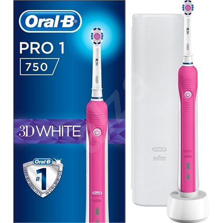 Electric Toothbrush PRO 750 Rechargeable, For adults, Number of brush heads included 1, Number of teeth brushing modes
