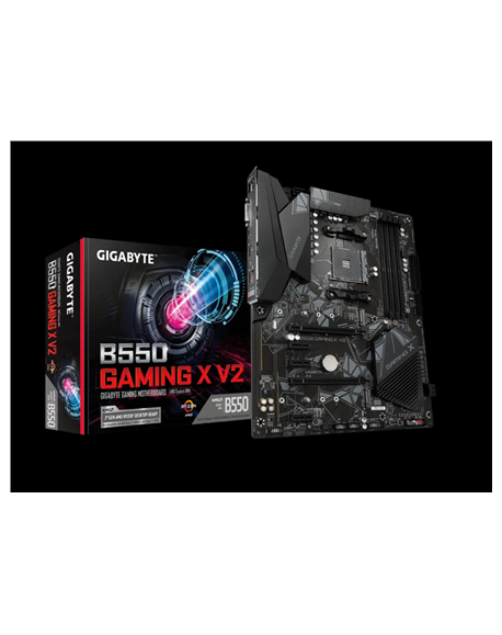 Gigabyte B550 GAMING X V2 Processor family AMD, Processor socket AM4, DDR4 DIMM, Memory slots 4, Chipset AMD B, ATX