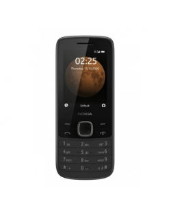 Nokia 225 4G TA-1316 Black, 2.4 ", TFT, 240 x 320 pixels, 64 MB, 128 MB, Dual SIM, Nano-SIM, 3G, Bluetooth, 5.0, USB version Mic