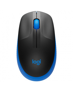 Logitech Full size Mouse M190 Wireless, Blue, USB