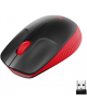 Logitech Full size Mouse M190 Wireless, Red, USB